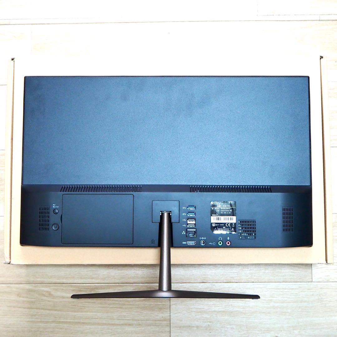 1⭕️ ディスプレイ一体型PC 　KAD215AIO-BK モニターにもなる