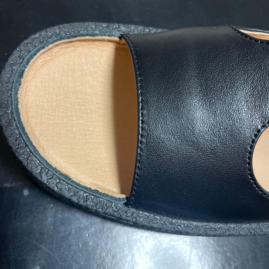 専用です。MOHI ブラック コンフォートサンダル