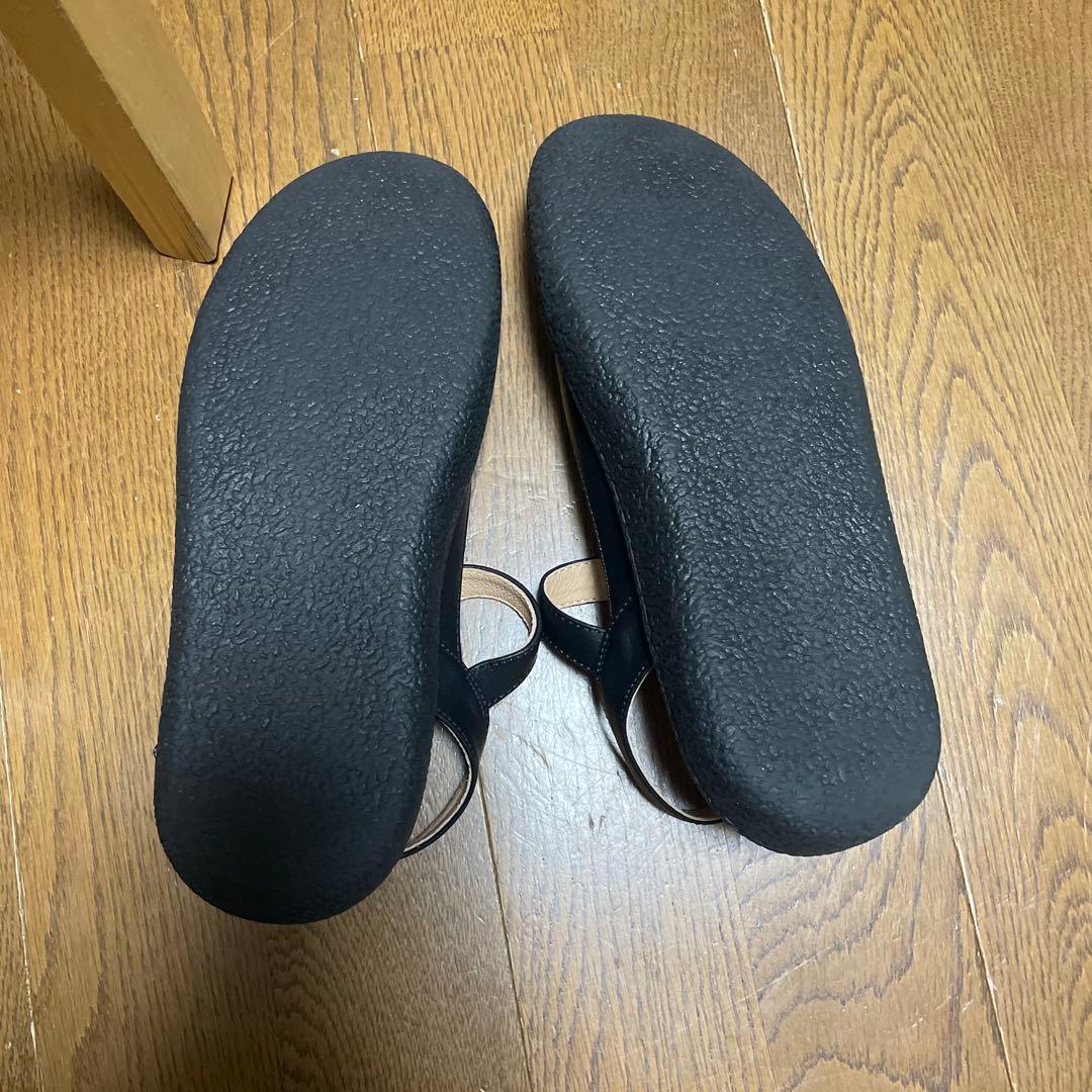 専用です。MOHI ブラック コンフォートサンダル