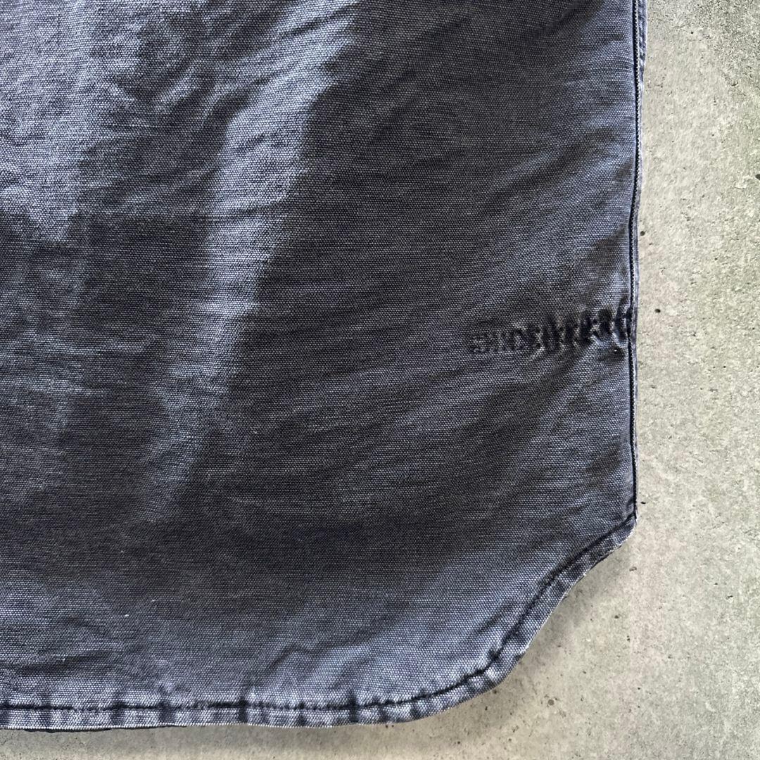 【超希少】carhartt ダックベスト 墨黒 腰ゴム