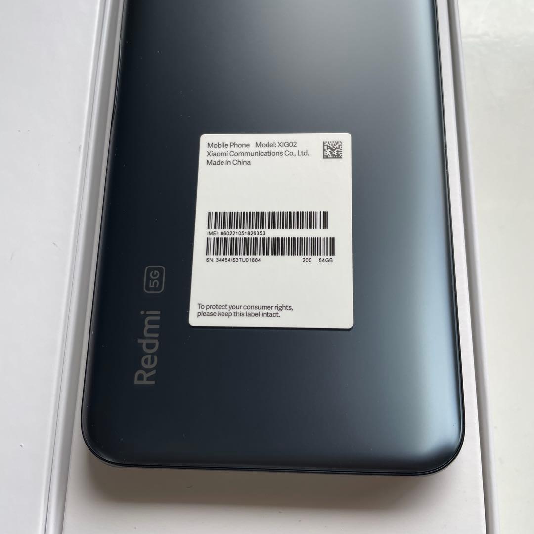 Redmi Note 10 JE グラファイトグレー 64GB