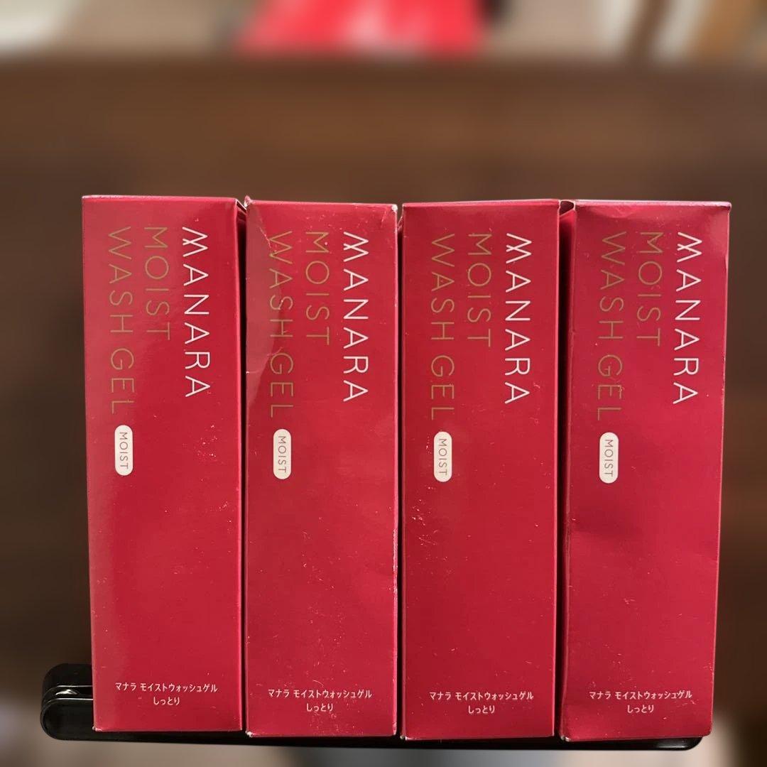 マナラ モイストウォッシュゲル しっとり120ml４個セット