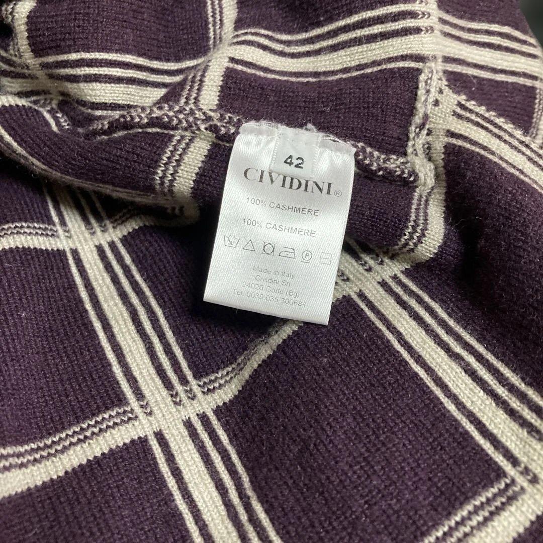 CIVIDINI 100%カシミヤ テーラードジャケット 42