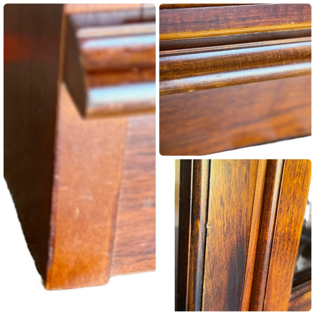 HR756 カリモク家具　コロニアル サイドボード食器棚　キュリオケース