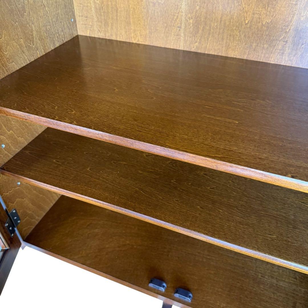 HR756 カリモク家具　コロニアル サイドボード食器棚　キュリオケース