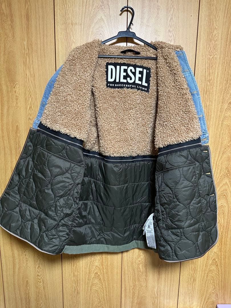 最終価格！　DIESEL ディーゼル　コート　デニム　キルティング