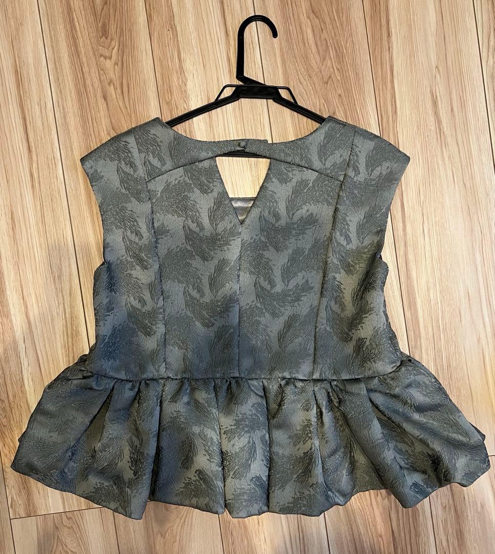 PourVous ペプラムセットアップドレス　パンツドレス