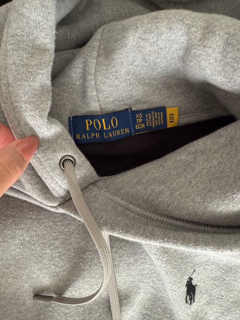ポロラルフローレン パーカー グレー