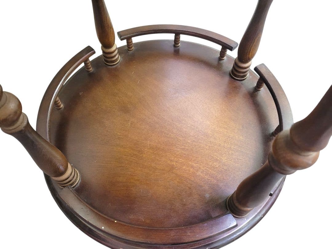 飛騨産業 天然木 キャスター付きサイドテーブル キッチンワゴン