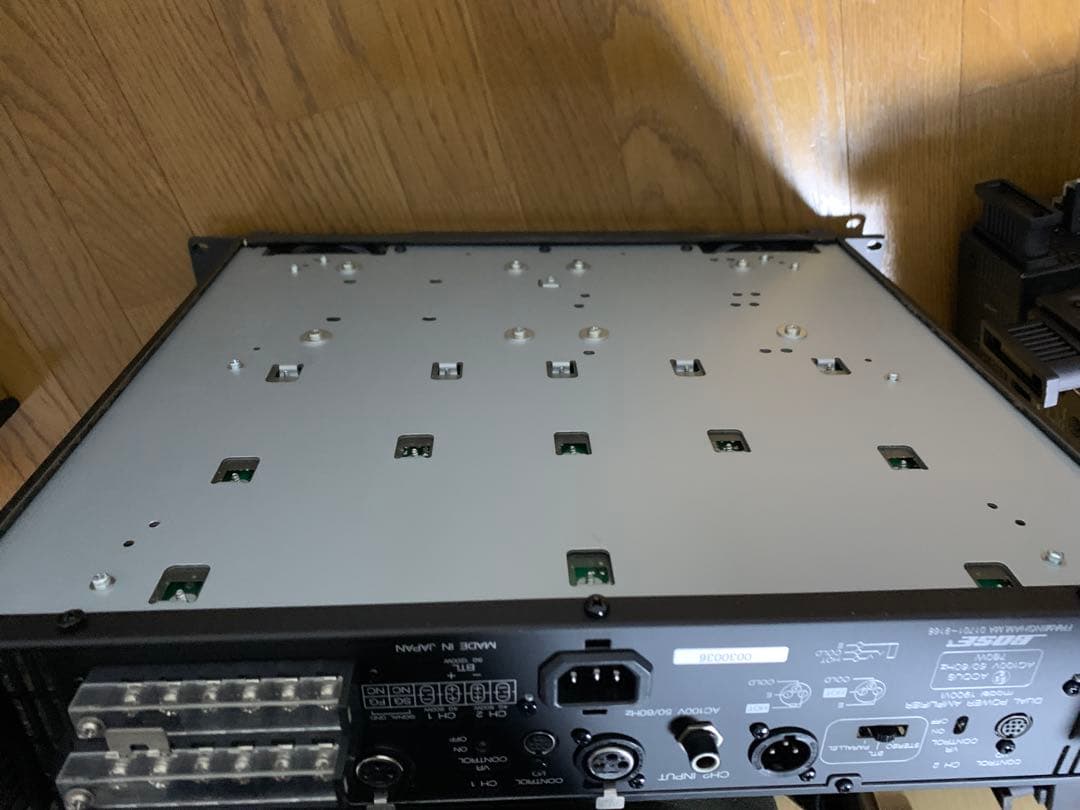 ②動作品　BOSE ボーズ 1900VI デュアル パワーアンプ 音響機材