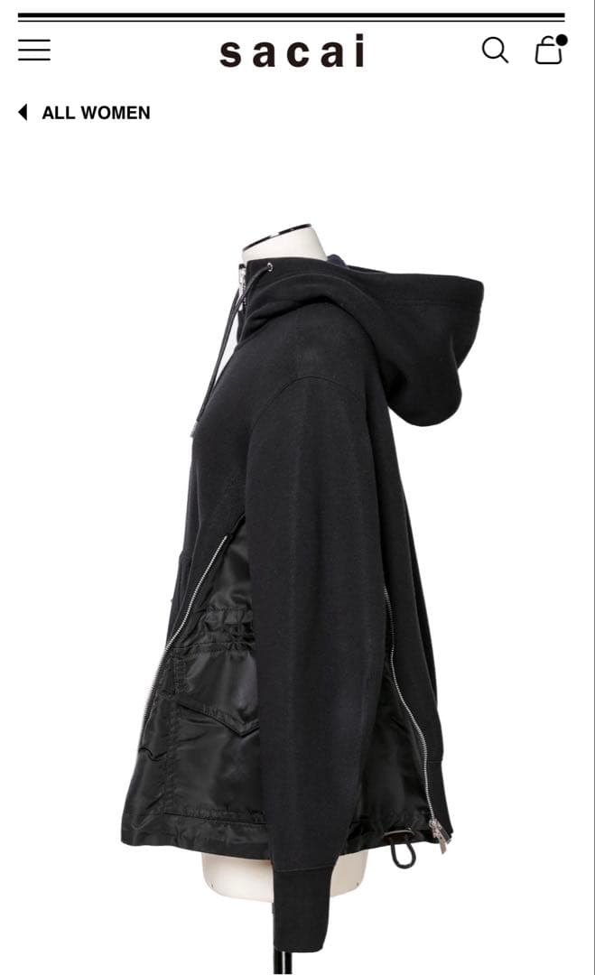 【新品未使用】 sacai パーカー