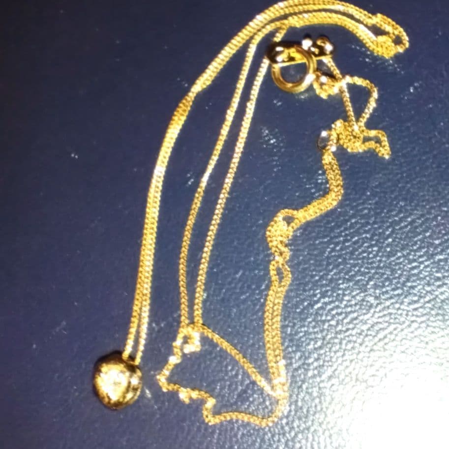 k18PG ダイヤモンドネックレス　0.05ct　トップ薔薇モチーフ