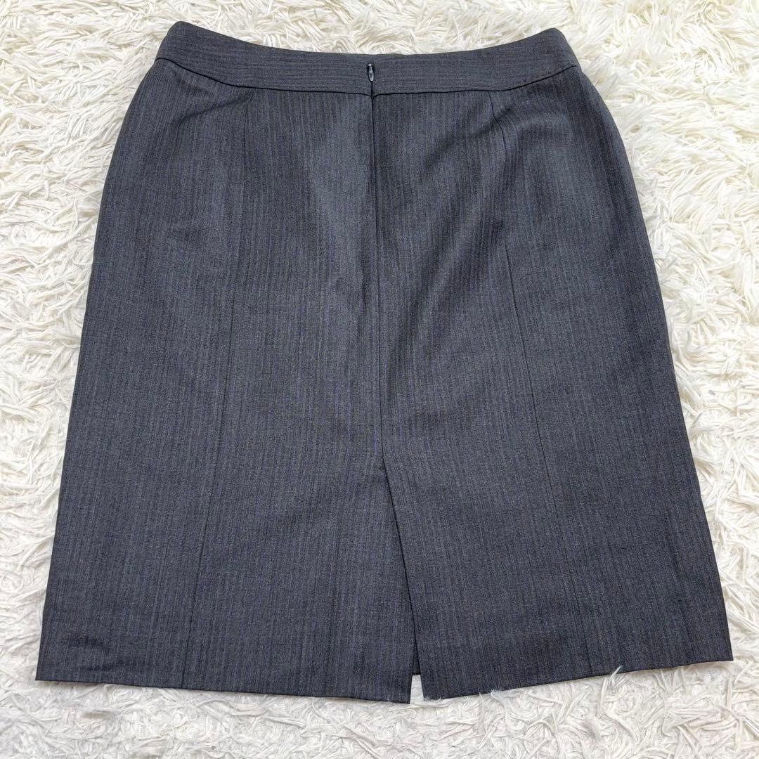 23区　ファインネスウール　スカートスーツ　高級生地　42号　XL