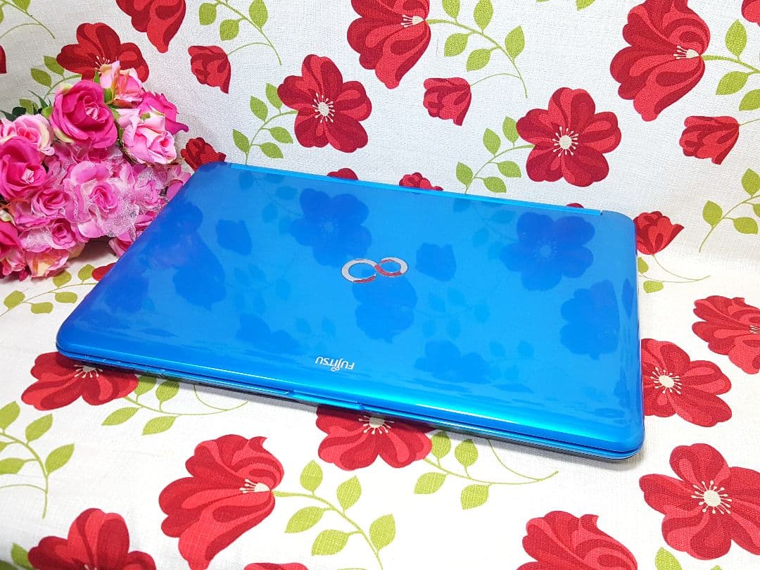 富士通/Core-i7/新品SSD480G/メモリ8G/LIFEBOOK/ブルー