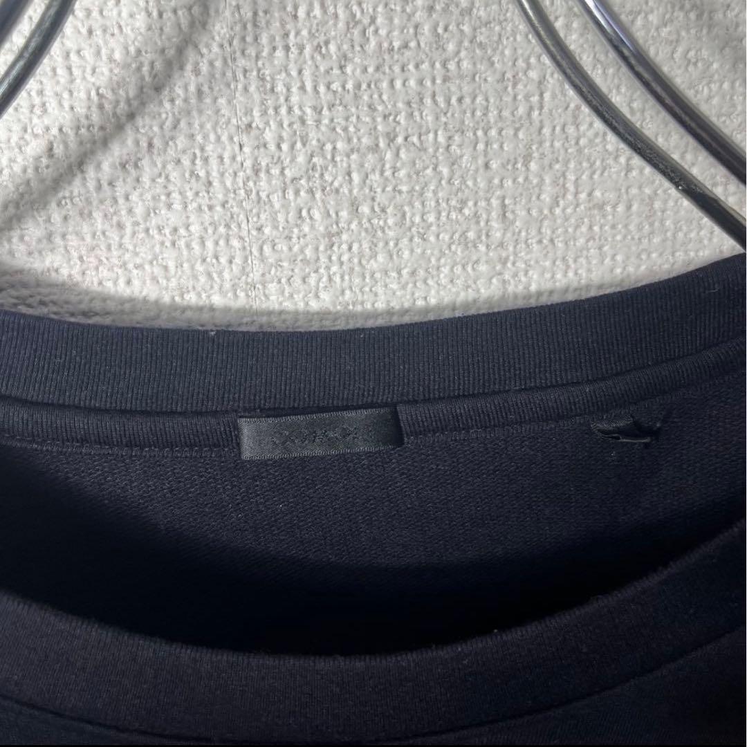 COMOLI コモリ コットンシルク長袖クルー 23SS NAVY