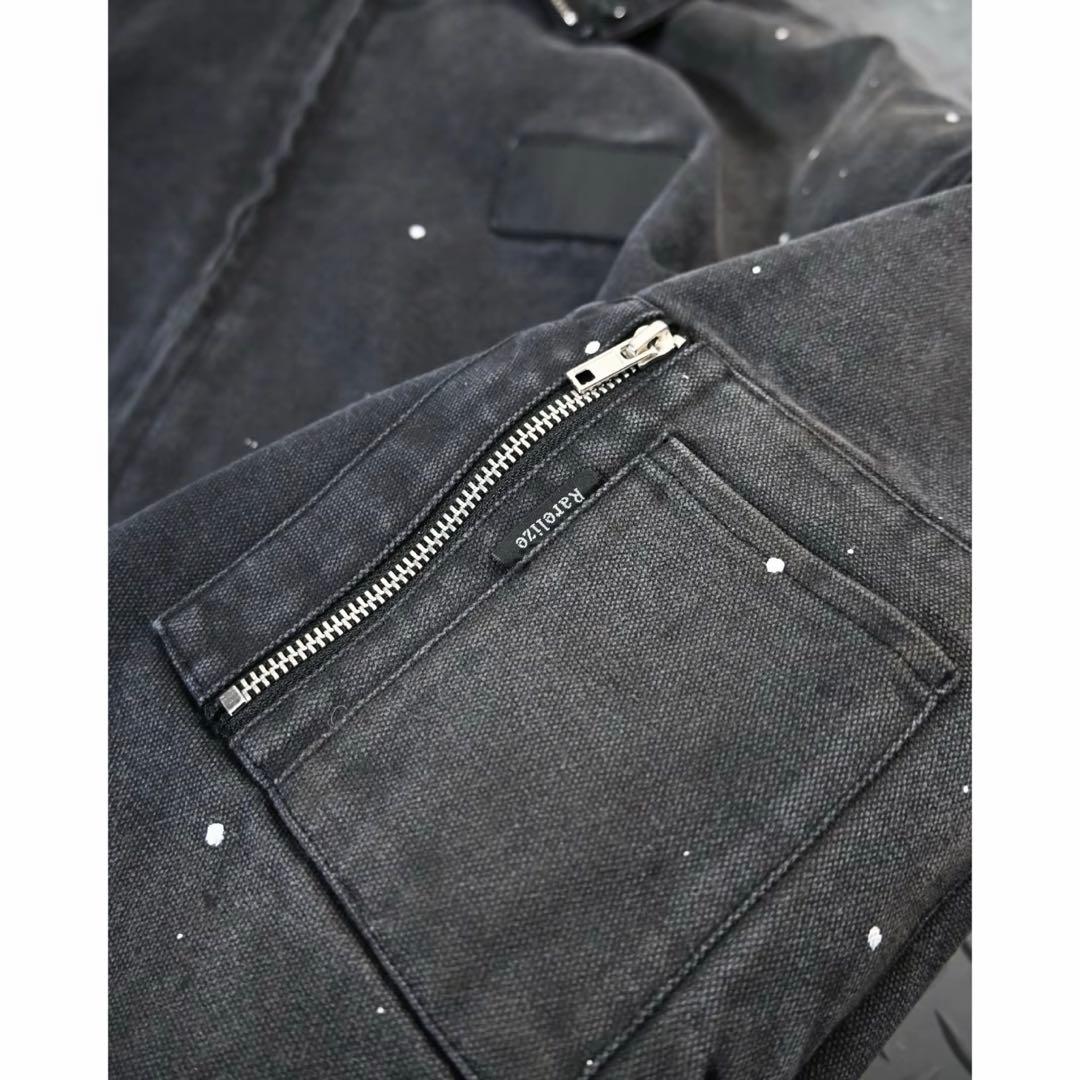 【美品】地底人 ウォッシュドファージャケットMサイズ