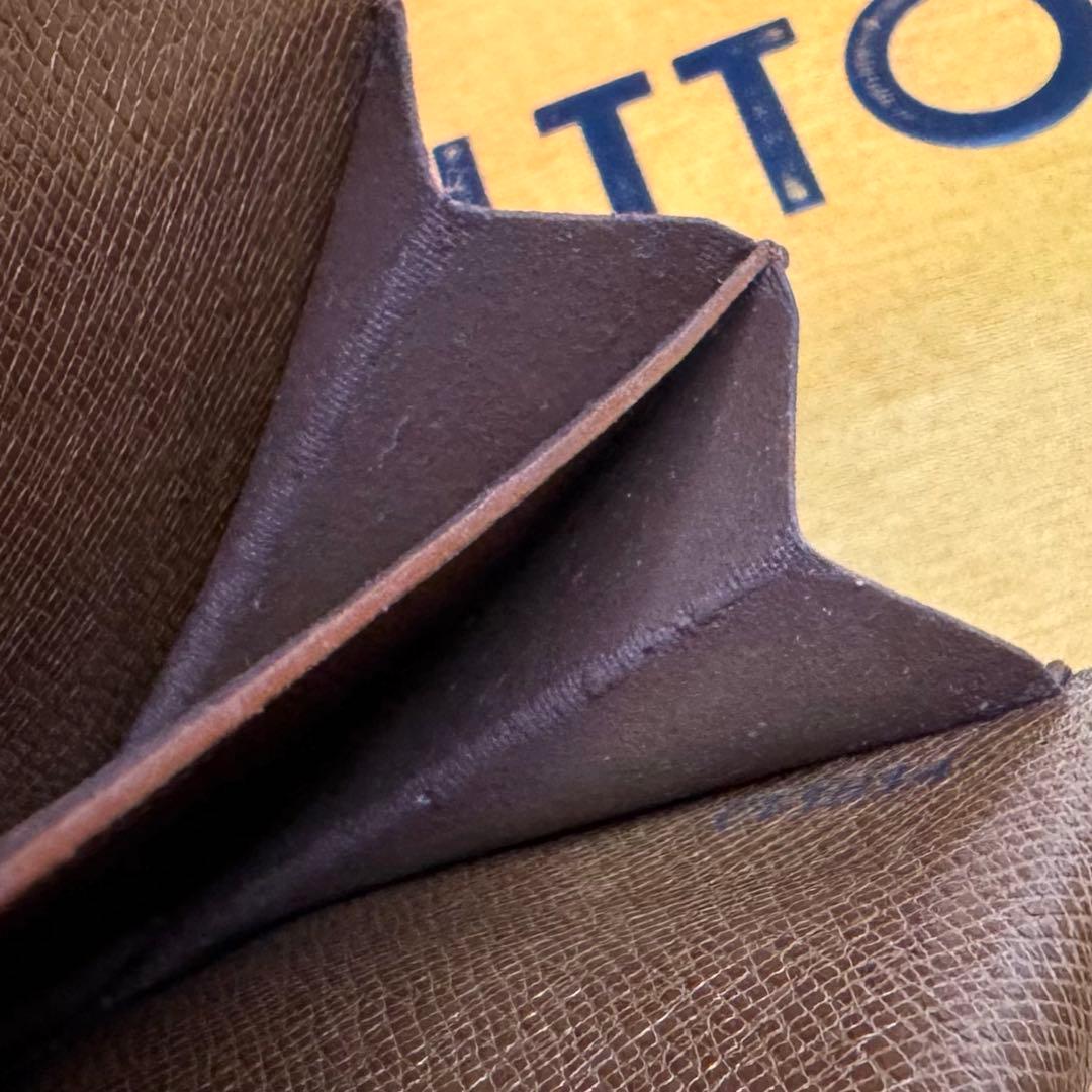 LOUIS VUITTON モノグラム ポルトモネ グゼ ケース 外観美品