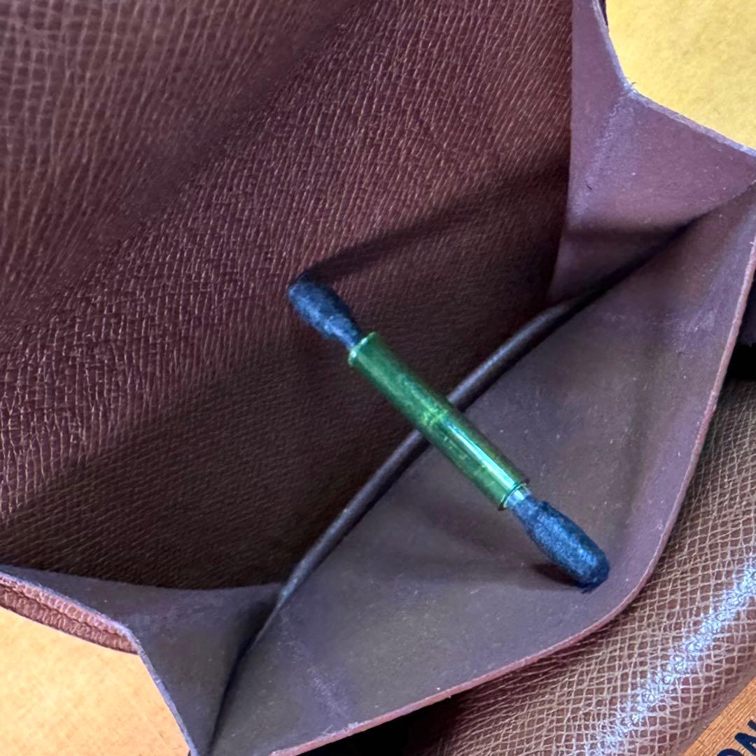 LOUIS VUITTON モノグラム ポルトモネ グゼ ケース 外観美品