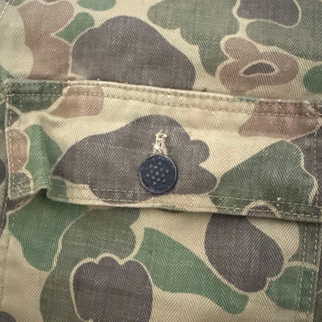 60s 13スター　ダックハンターカモ　ハンティングジャケット　ヘリンボーン