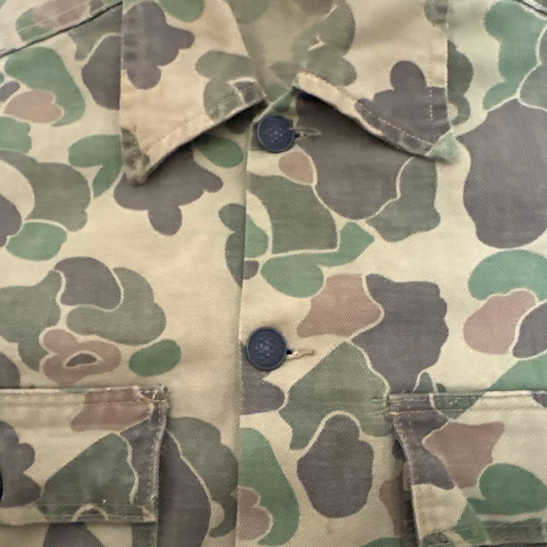 60s 13スター　ダックハンターカモ　ハンティングジャケット　ヘリンボーン