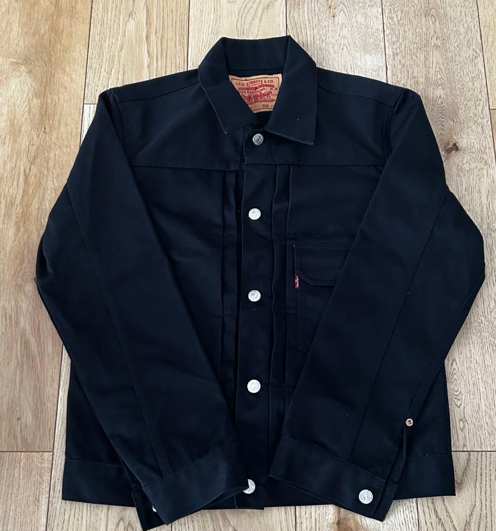 リーバイス1stデニムジャケットブラックデニム 型番70583サイズ40