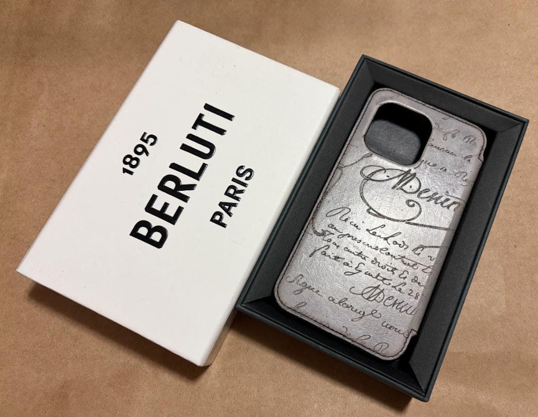 BERLUTI ベルルッティ スクリットレザー iPhone13 Pro ケース