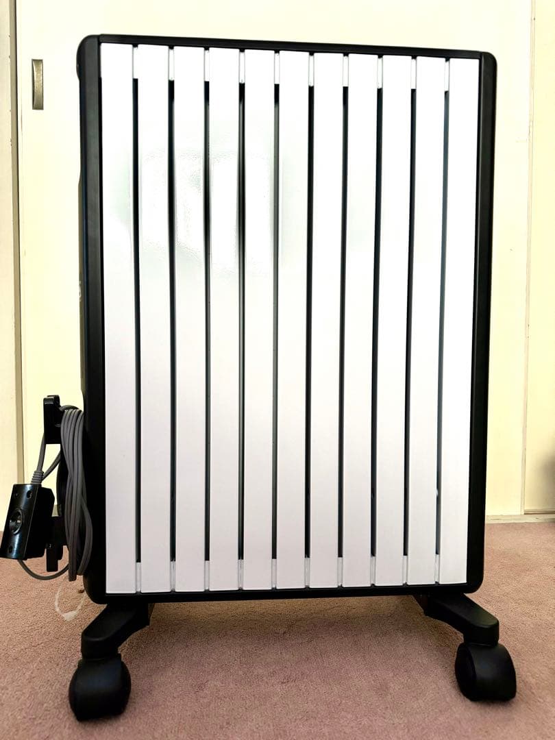 DeLonghi オイルヒーター MDH15 黒1500W Wi-Fi対応