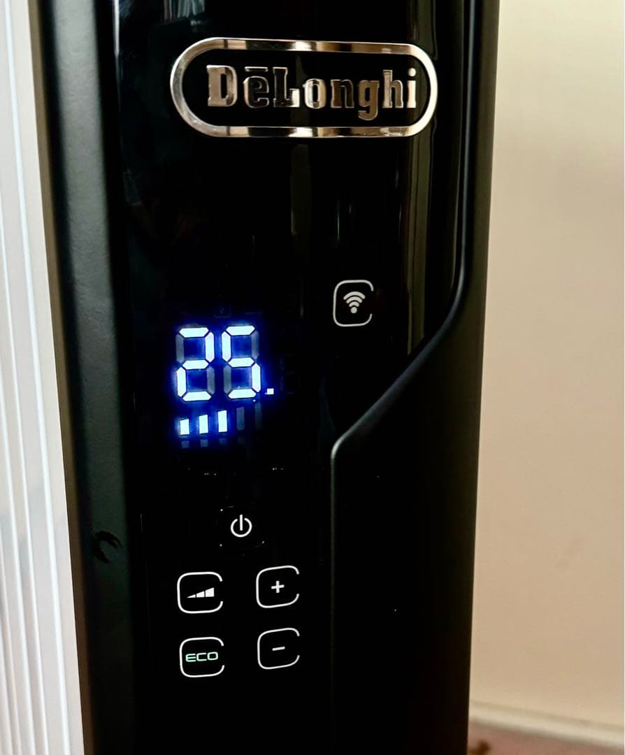 DeLonghi オイルヒーター MDH15 黒1500W Wi-Fi対応