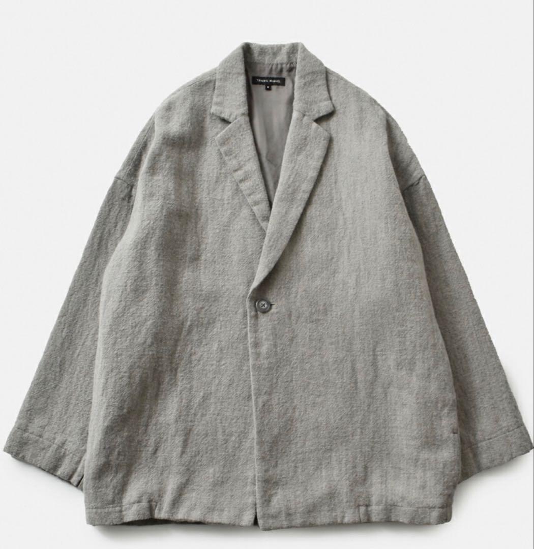 TRAVAIL MANUEL ウールリネンミルド ラスティック ジャケット