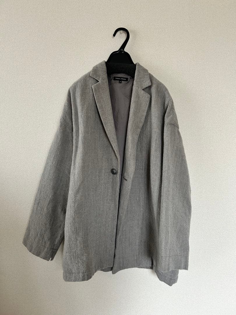 TRAVAIL MANUEL ウールリネンミルド ラスティック ジャケット