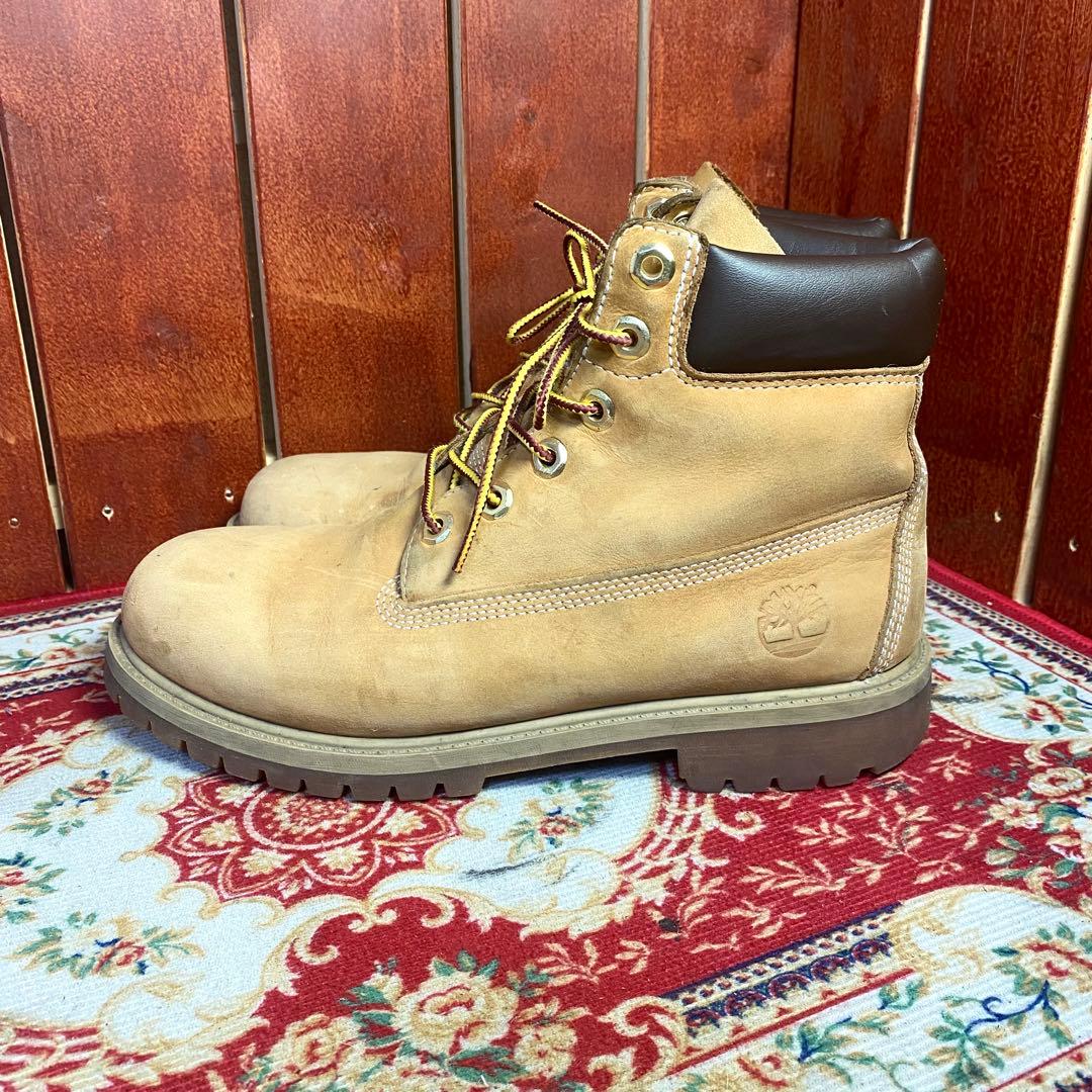 Timber land 6インチプレミアムブーツ　イエロー　24.5 12909
