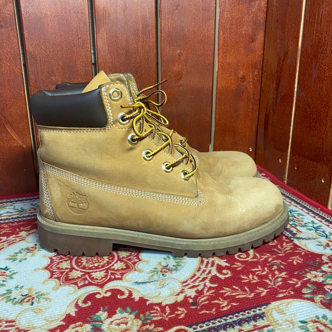 Timber land 6インチプレミアムブーツ　イエロー　24.5 12909