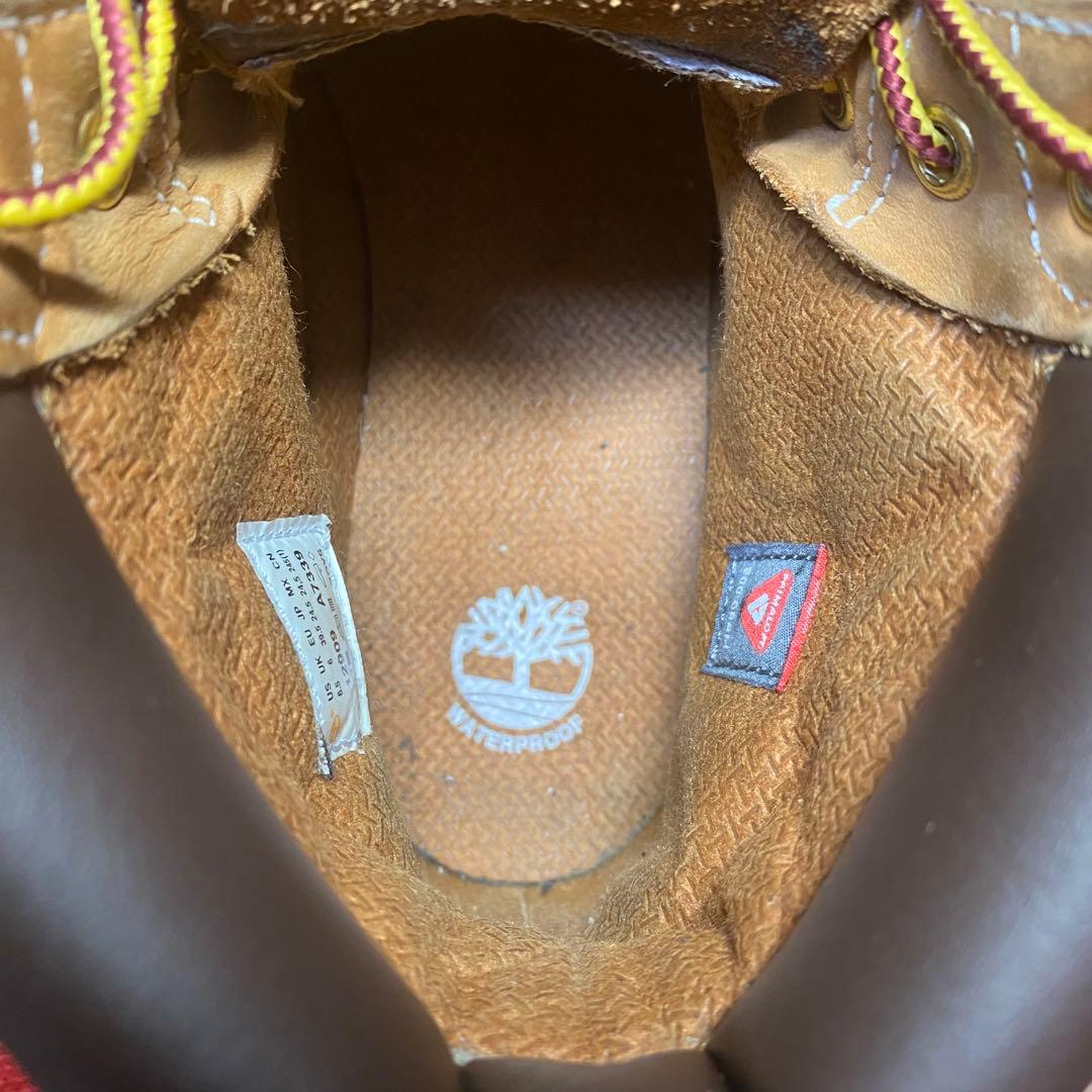 Timber land 6インチプレミアムブーツ　イエロー　24.5 12909