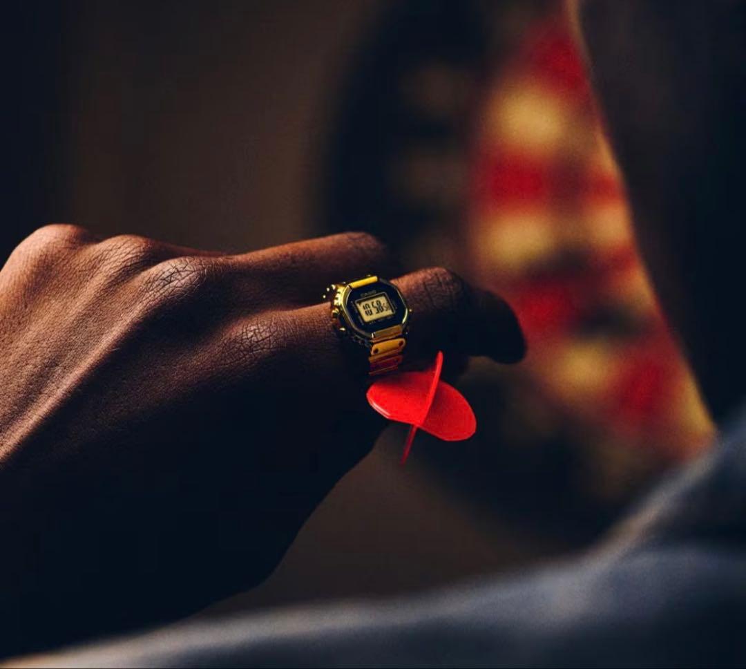 新品　カシオ リングウォッチ CRW-001G-9JR CASIO ゴールド