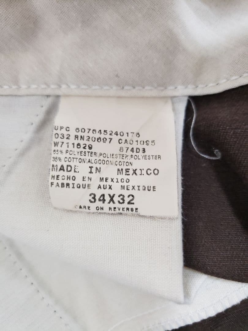 90.00s Dickies　ディッキーズ　ブラウン　チノパンW34 メキシコ製