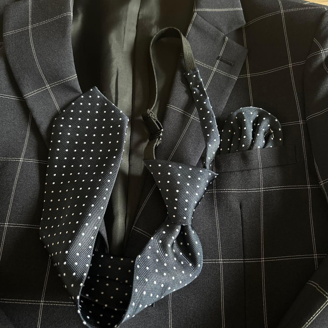 【 美品 】ワンダーファクトリー 男の子 スーツ170 160 6点セット