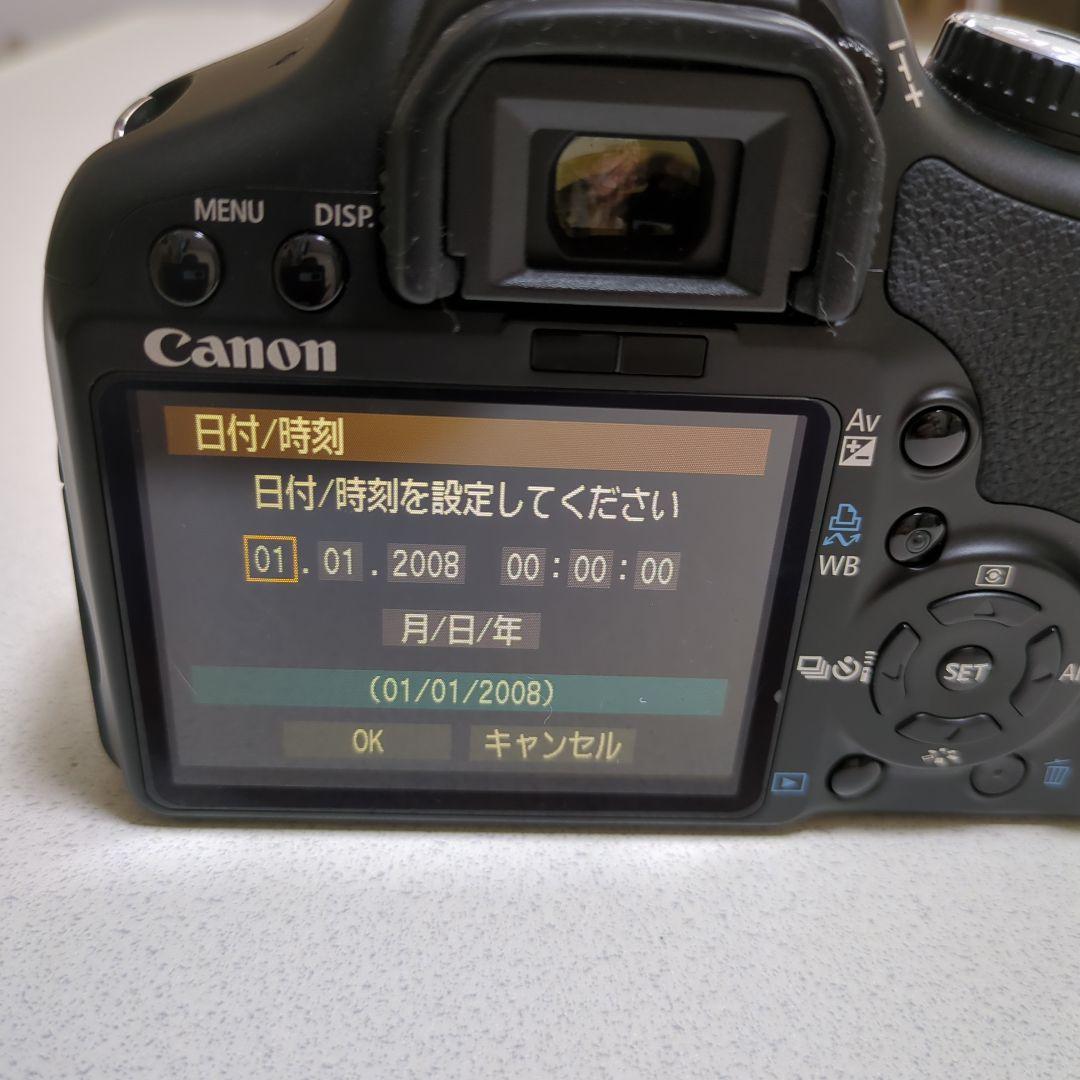 Canon EOS Kiss X2 一眼レフカメラ レンズ2本セットSDカード付