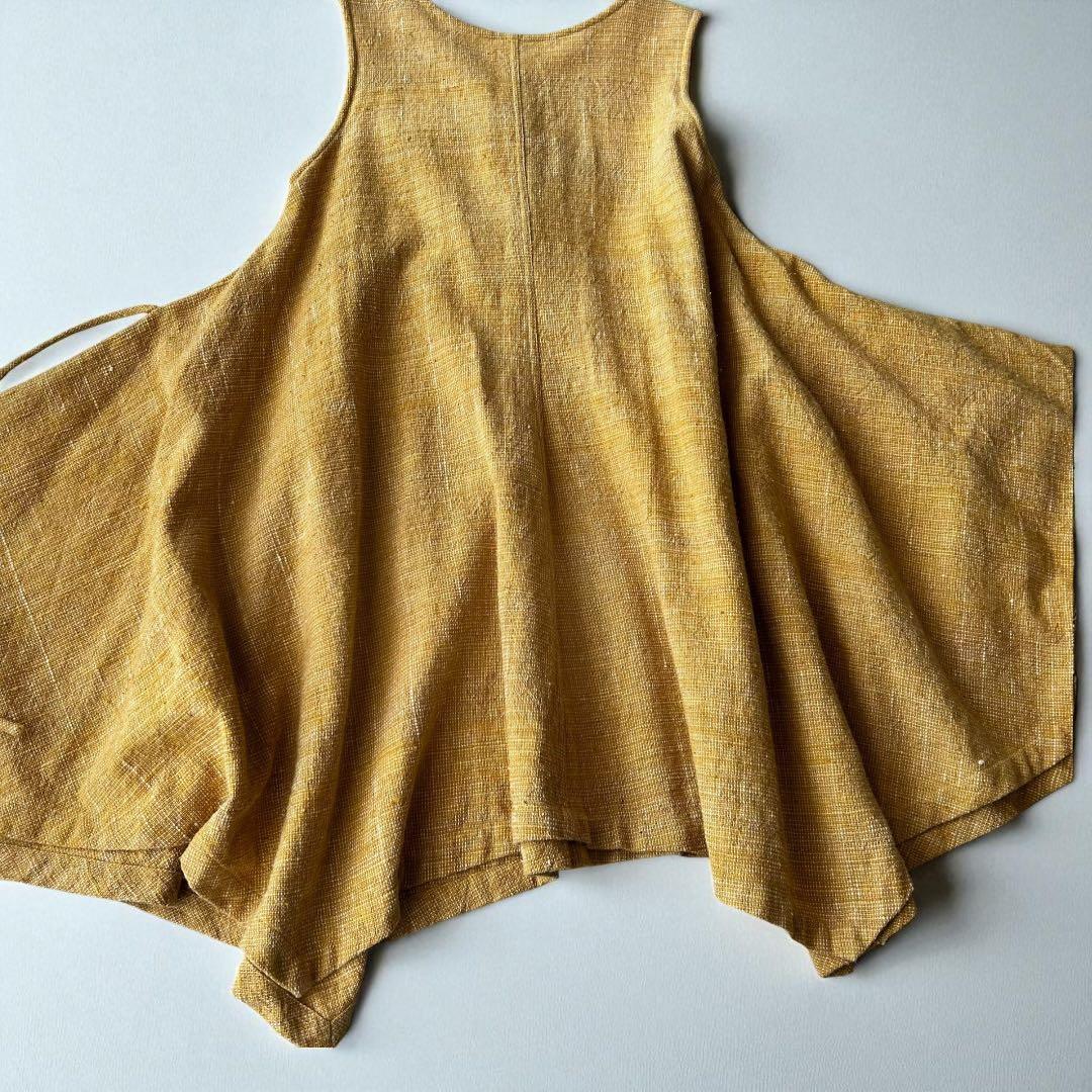 うさとの服　usaato 草木染め　チュニック　トップス　変形　ヘンプ