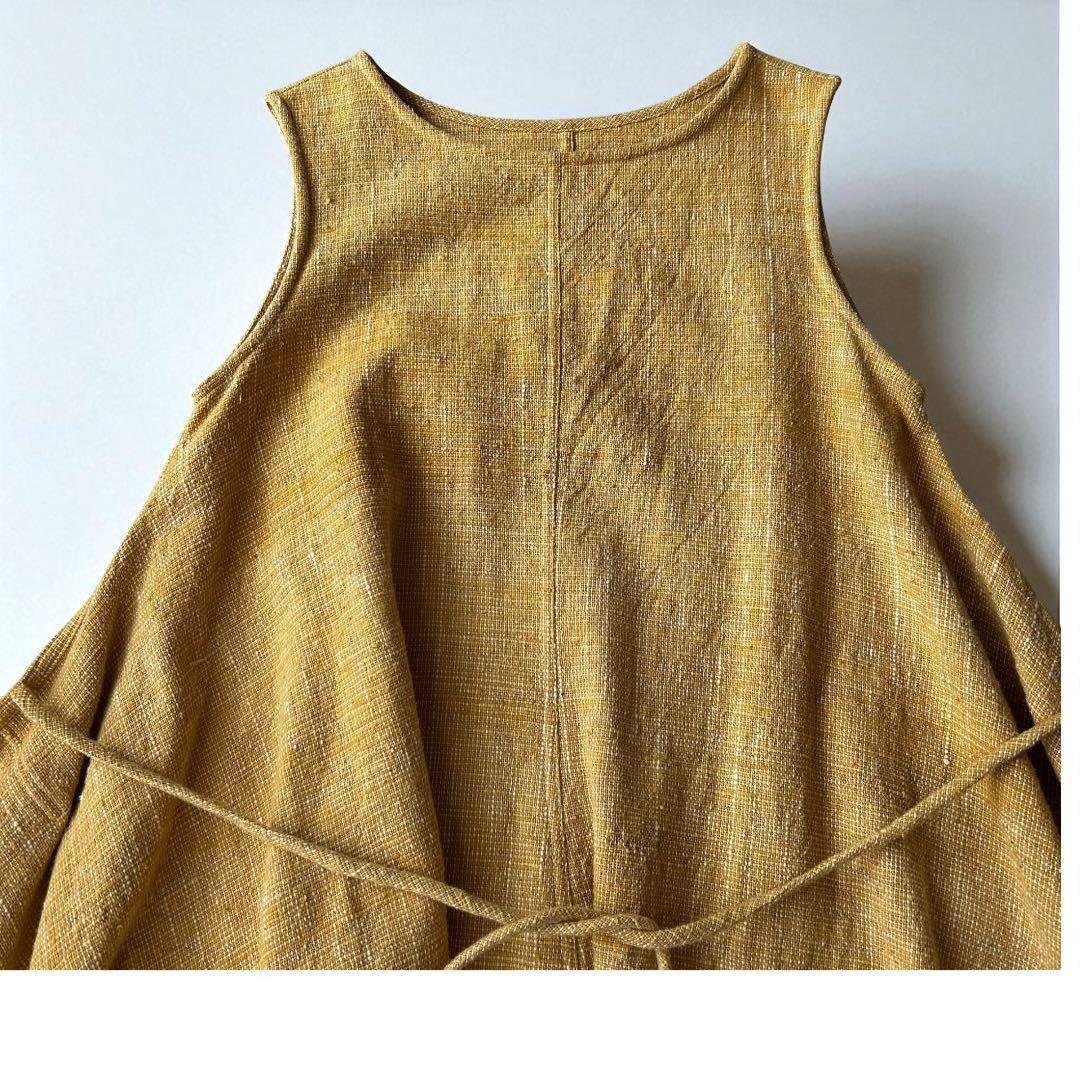 うさとの服　usaato 草木染め　チュニック　トップス　変形　ヘンプ