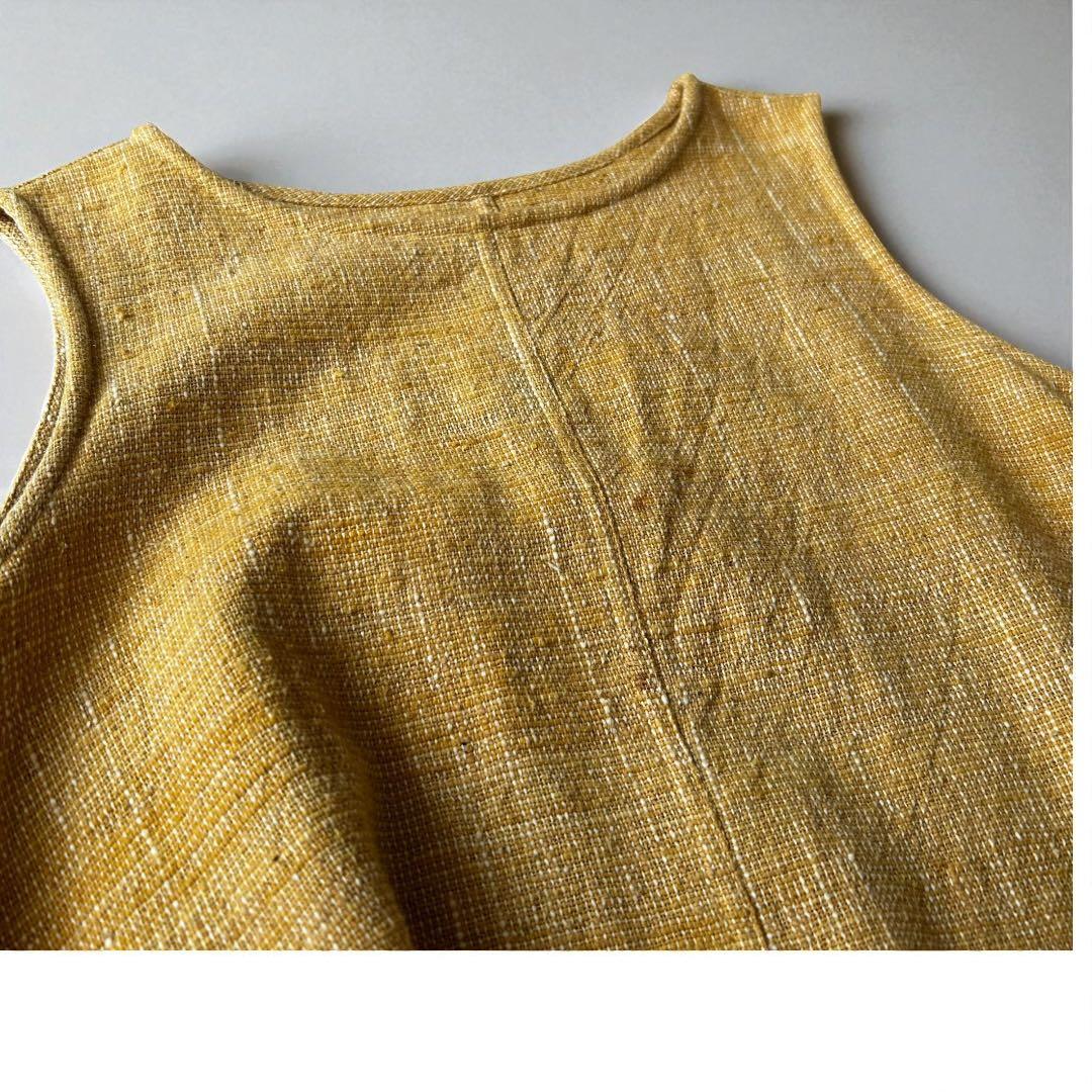 うさとの服　usaato 草木染め　チュニック　トップス　変形　ヘンプ