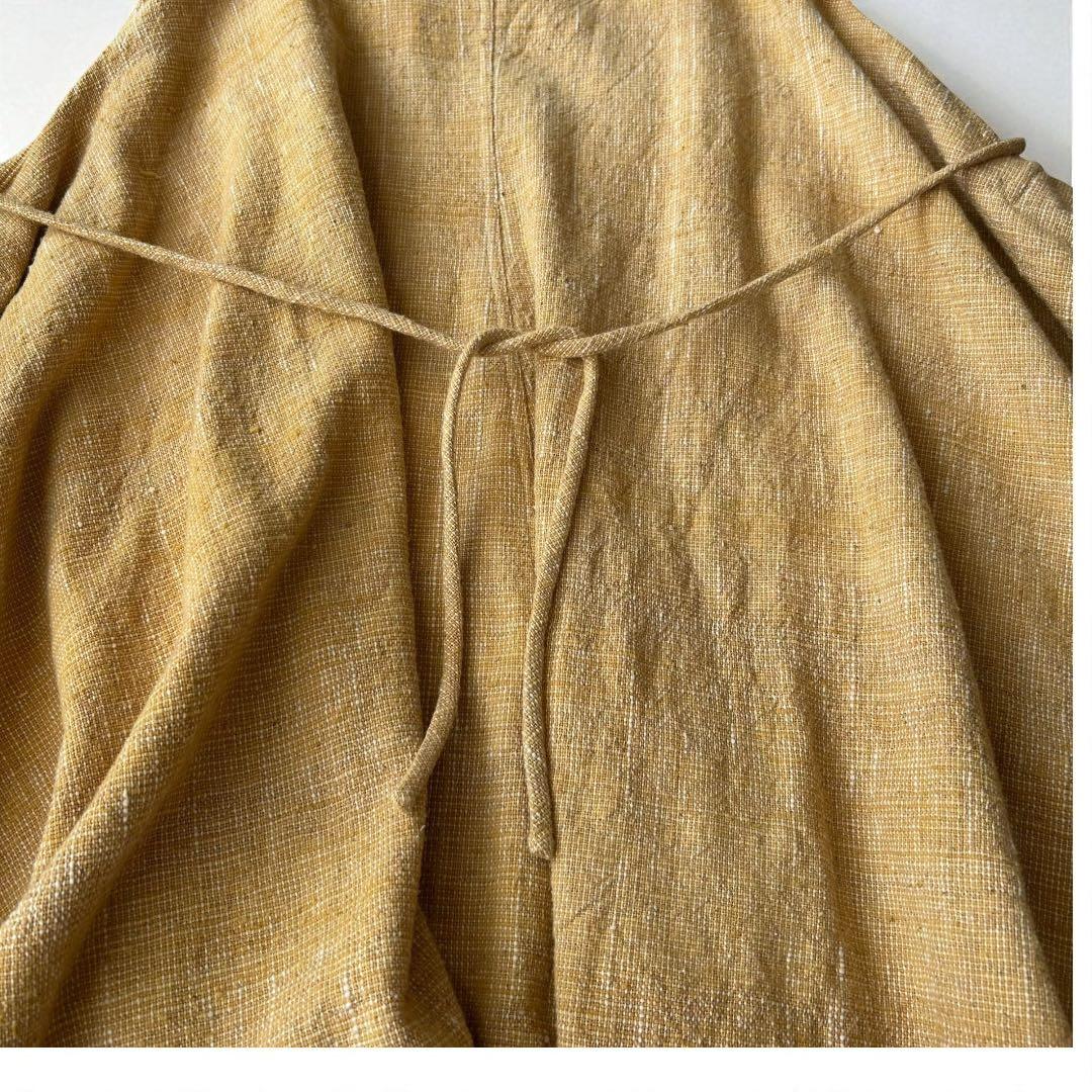 うさとの服　usaato 草木染め　チュニック　トップス　変形　ヘンプ