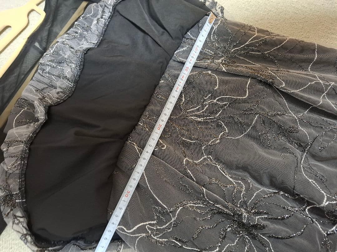 レースペプラムドレス　 パーティードレス