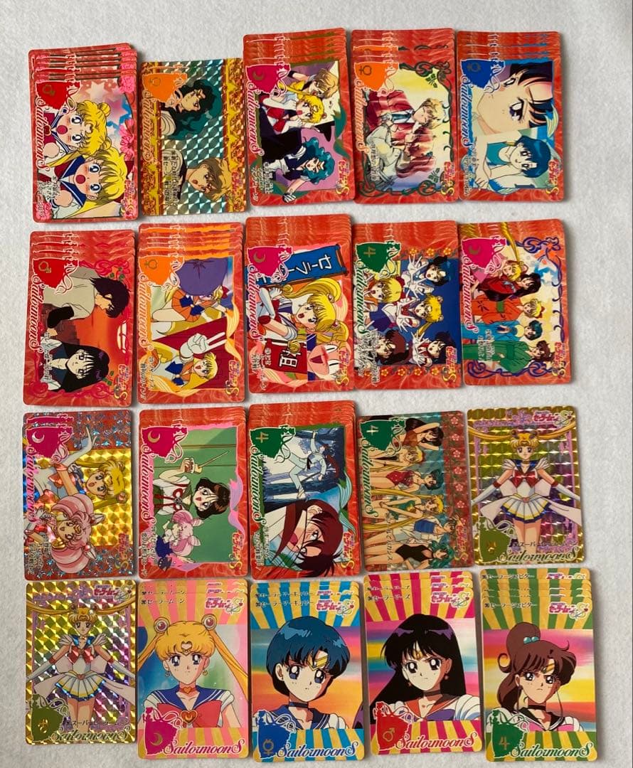 セーラームーンS カードダス　197枚セット　美少女戦士 バンダイ　平成レトロ