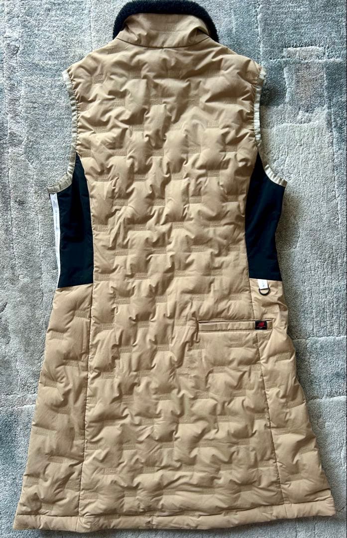 ニューバランスゴルフ ダウンワンピース ノースリーブ ベスト ロングベスト