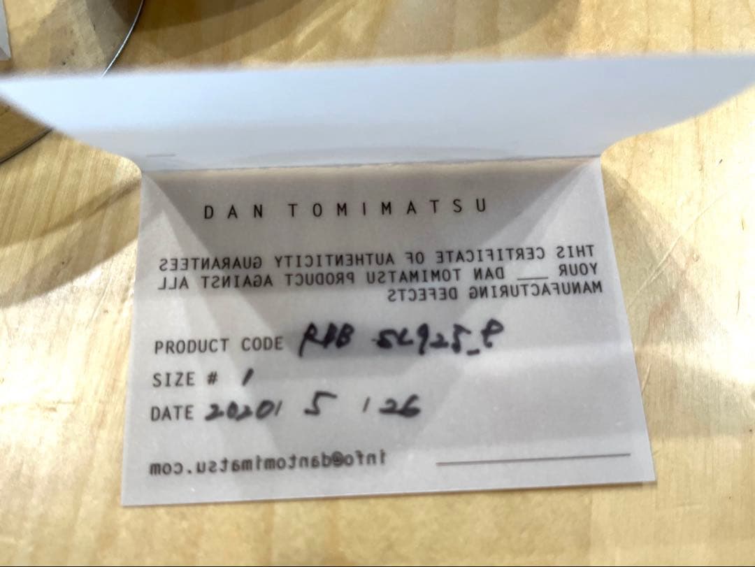 アクセサリー DAN TOMIMATSU RUBBER BAND BRACELET