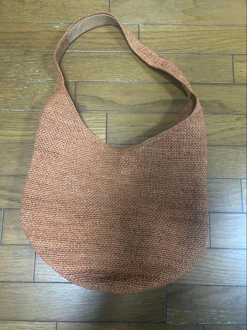 ヘレンカミンスキー　ラフィア　カゴバッグ　ワンショルダー