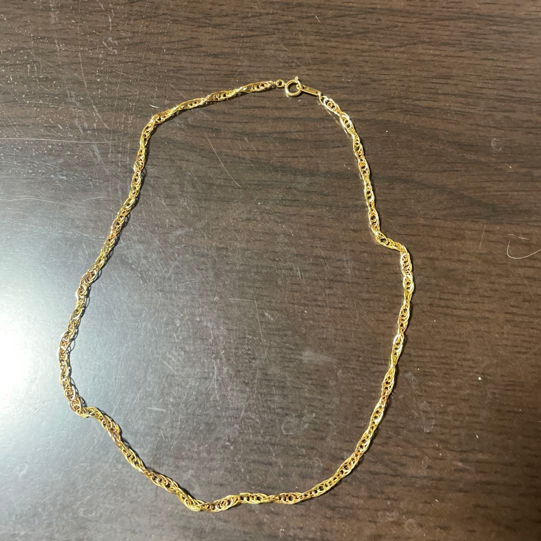 18kスクリュチェーンネックレス 5.0g