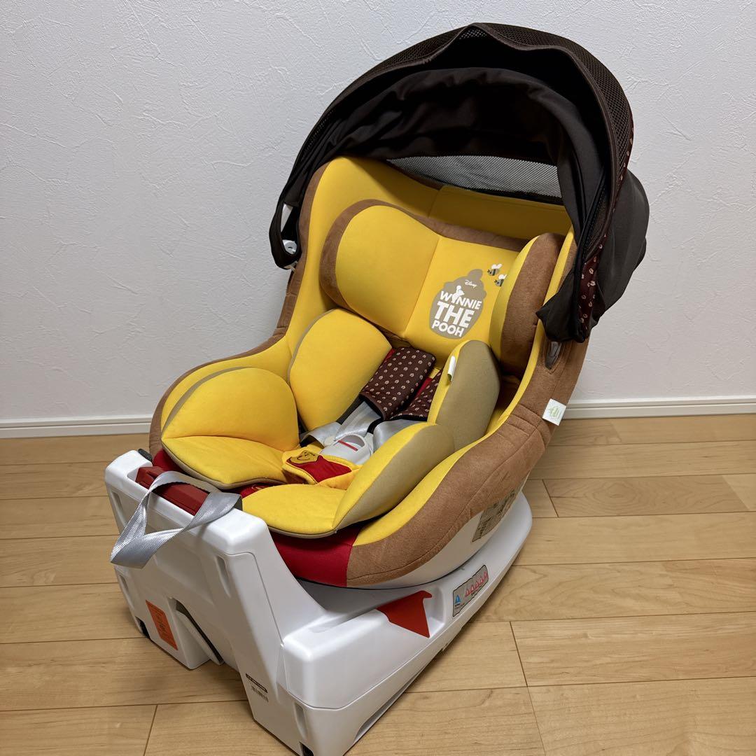 くまのプーさん チャイルドシート ISOFIX ターンシート DN-1002