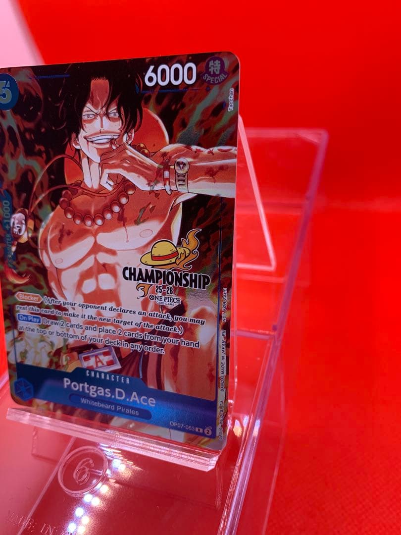 【英語版/カラー】ポートガス・D・エース CS2025-26　ワンピースカード
