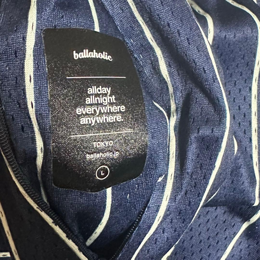 ballaholic Stripe Mesh Zip Shorts Lサイズ